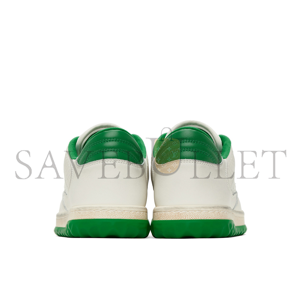 G*u*i off-white & green mac80 sneakers